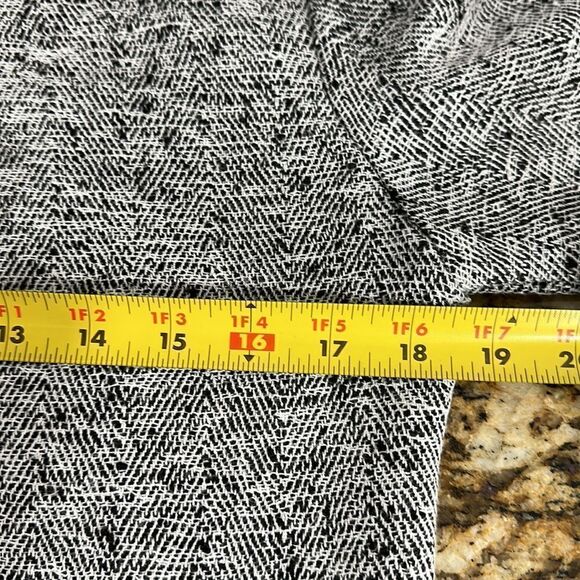 IRO Birnie Black And White Tweed Fringe Trim 3/4 Sleeve Dress Size 8 - Picture 6 of 10